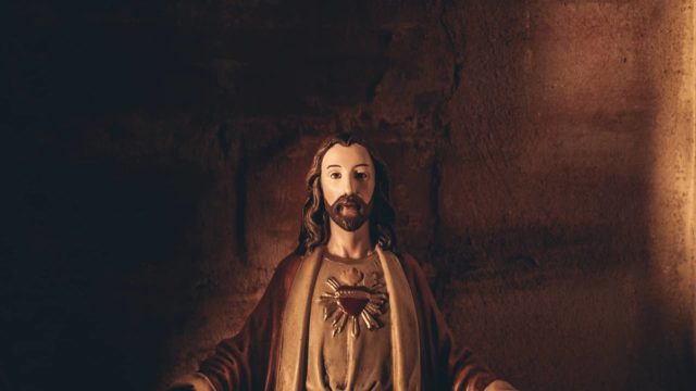 Statue of Jesus in The Lost Crypt