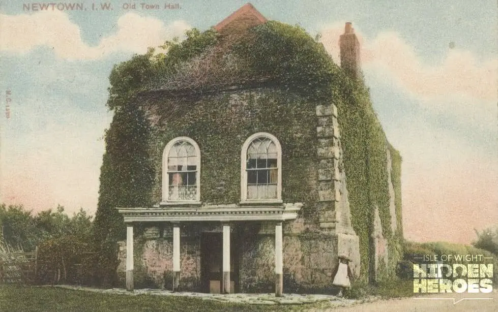 Newtown town hall before the Gang purchased it © Carisbrooke Castle Museum