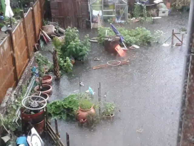 Garden after flooding by name withheld