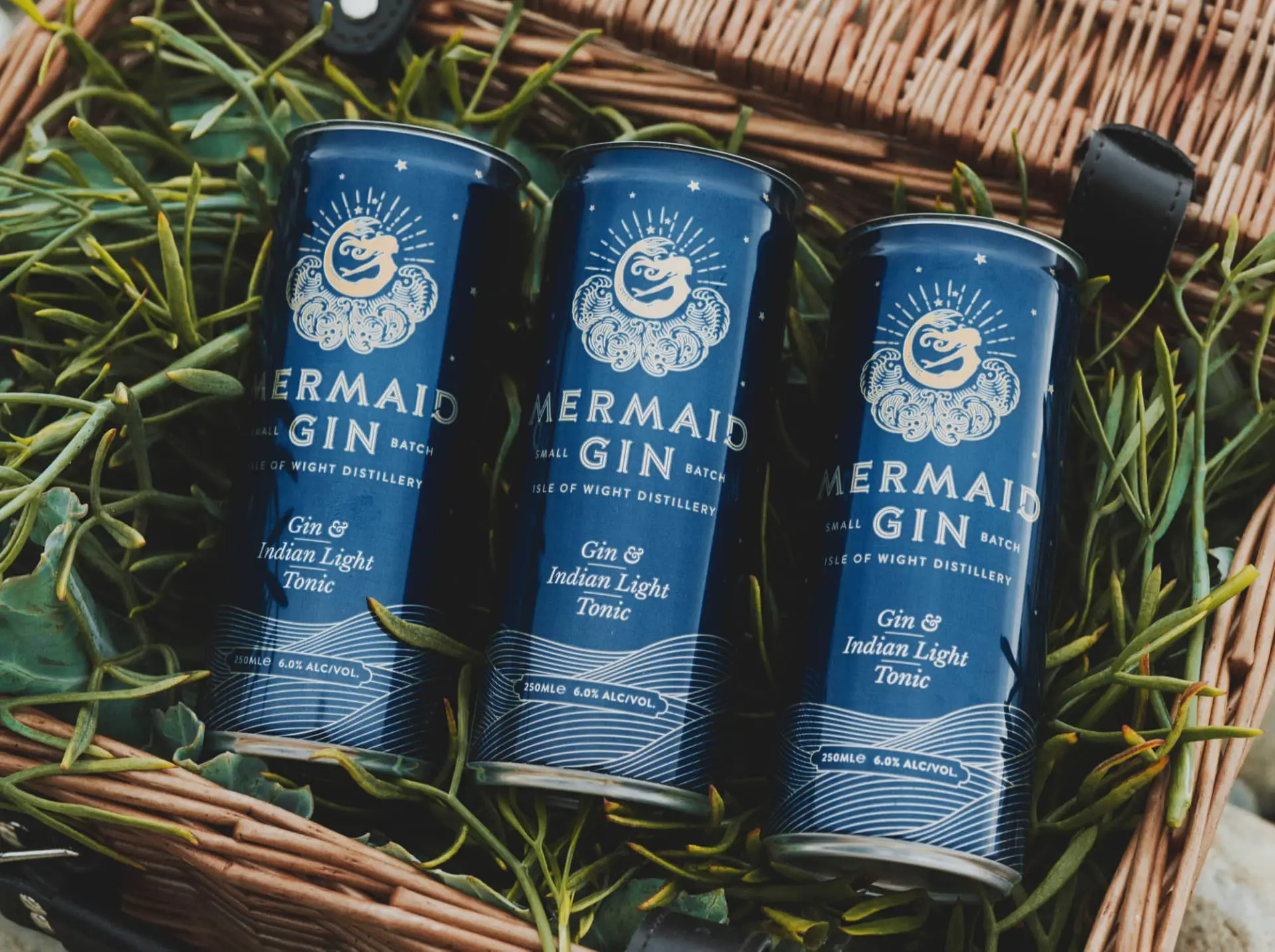 Mermaid Gin & Indian Tonic in Cans