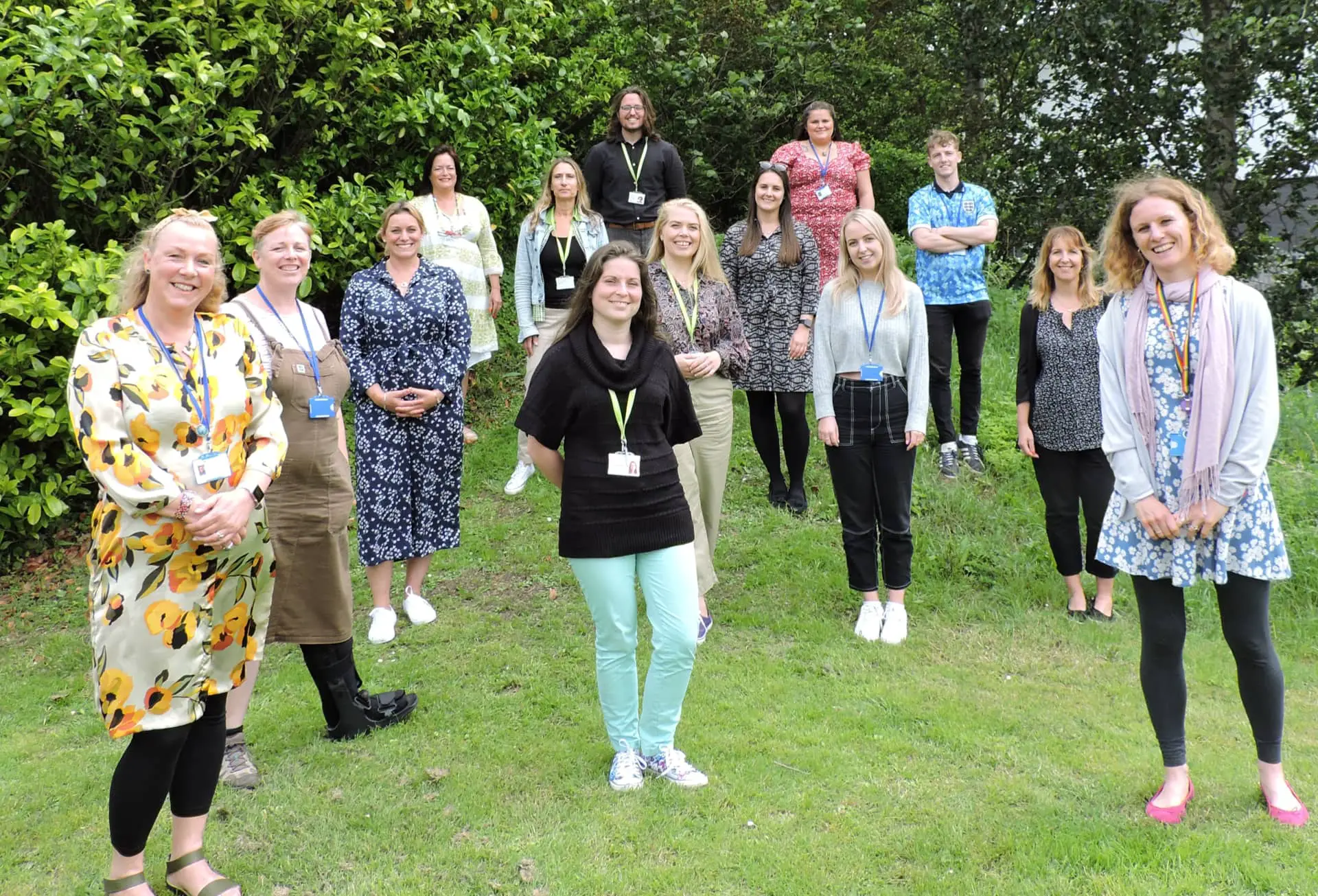 Members of the mental health support team