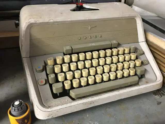Old Adler typewriter