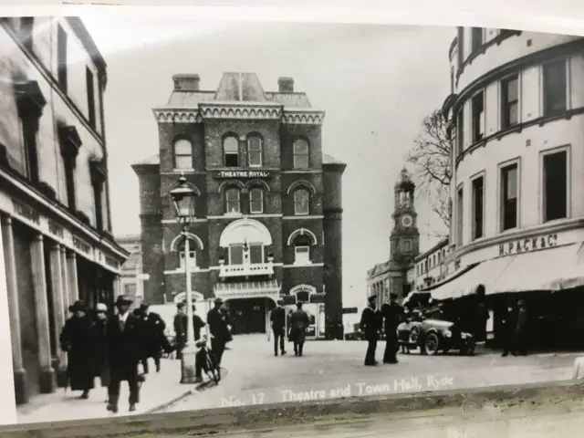 Old photo of Packs when it was across the road (where French Franks is now)
