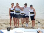 Ryde Novice A. Paddy Kearney, Frankie Leftley, David Baer and Harry Jones coxed by Emily Faithfull