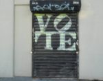 Vote graffiti
