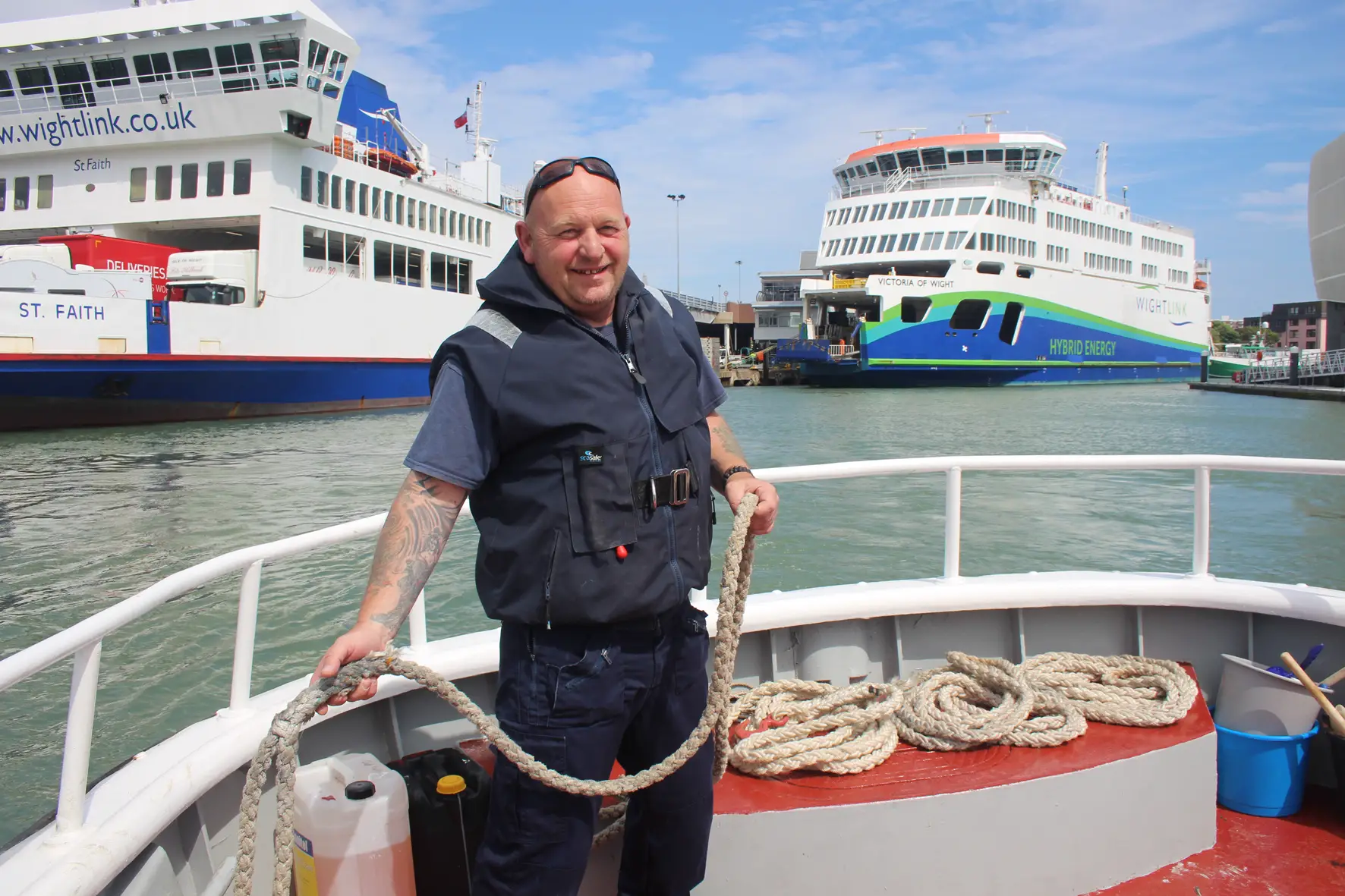 Wightlink Launch Coxswain Mark Udle