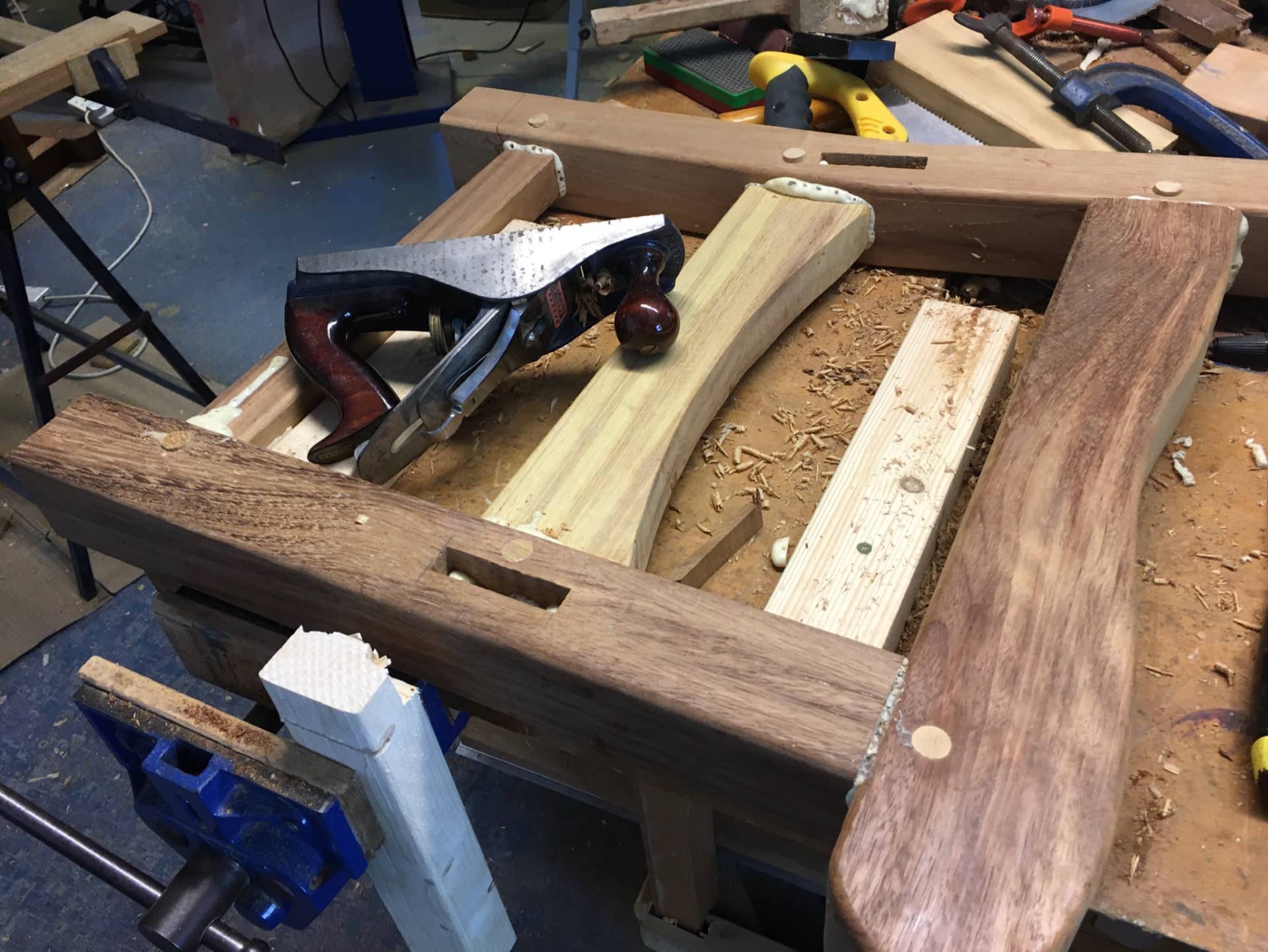 Benches made by Ventnor Shed