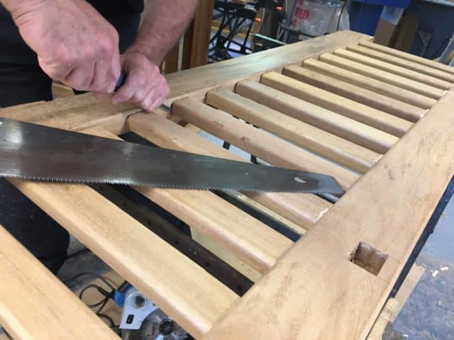 Benches made by Ventnor Shed