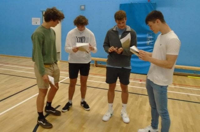 A level results day at Christ the King College