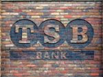 TSB branded into brick wall