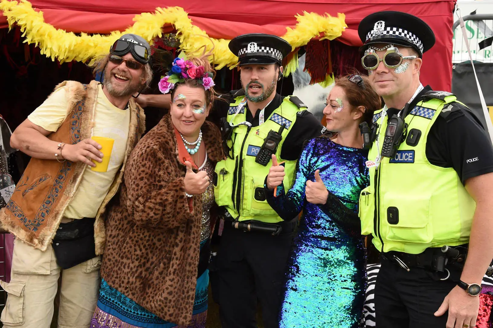 Festival cops at 2017 IW Festival