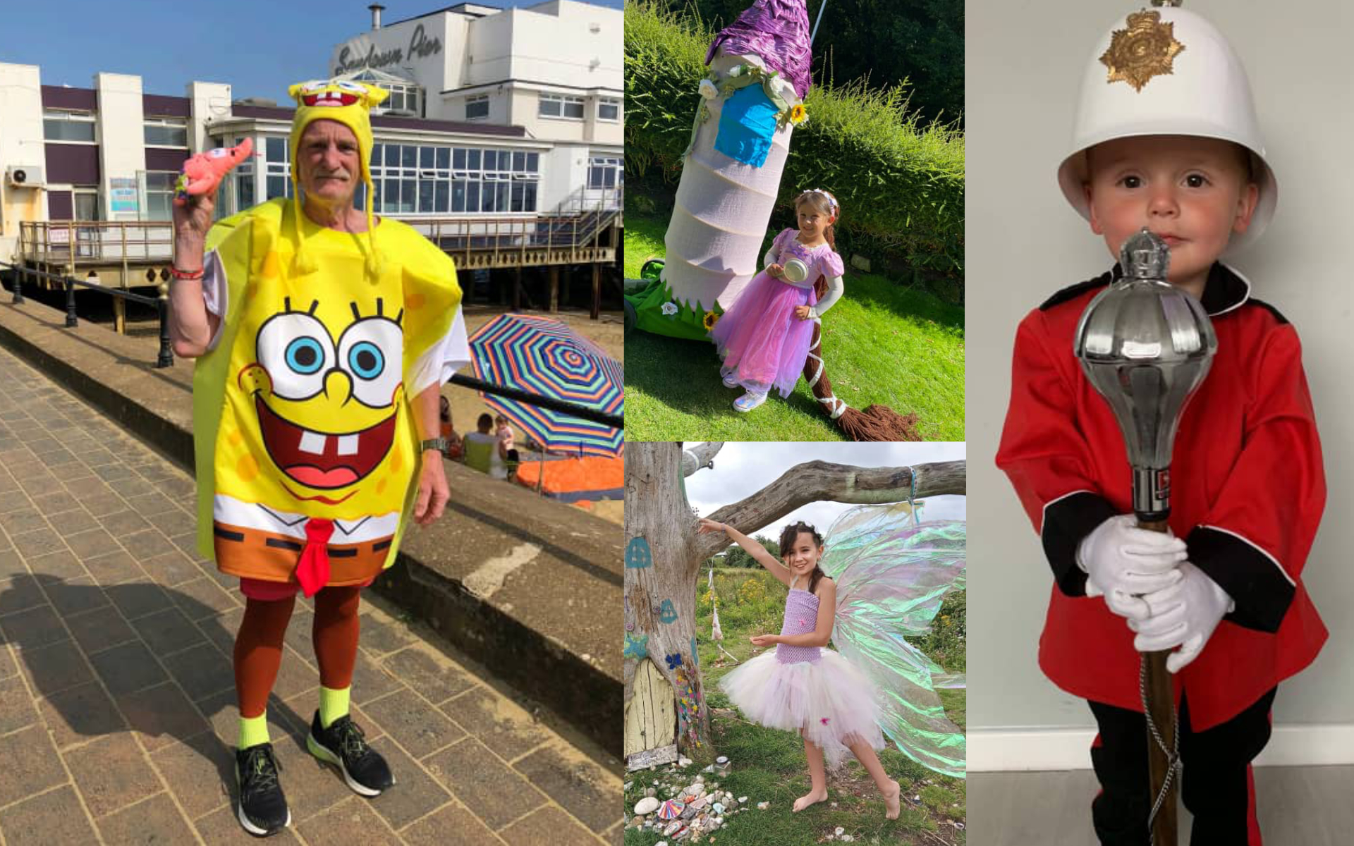 Montage of carnival fancy dress winners