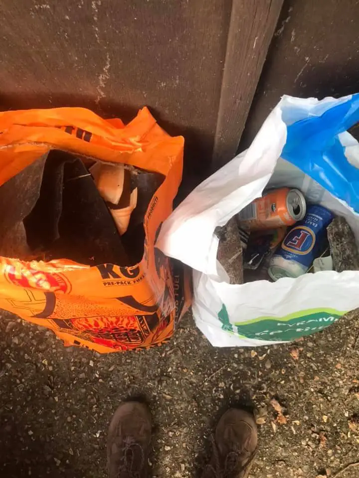 Sue Nye's collected litter