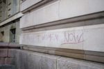 protect women now graffiti