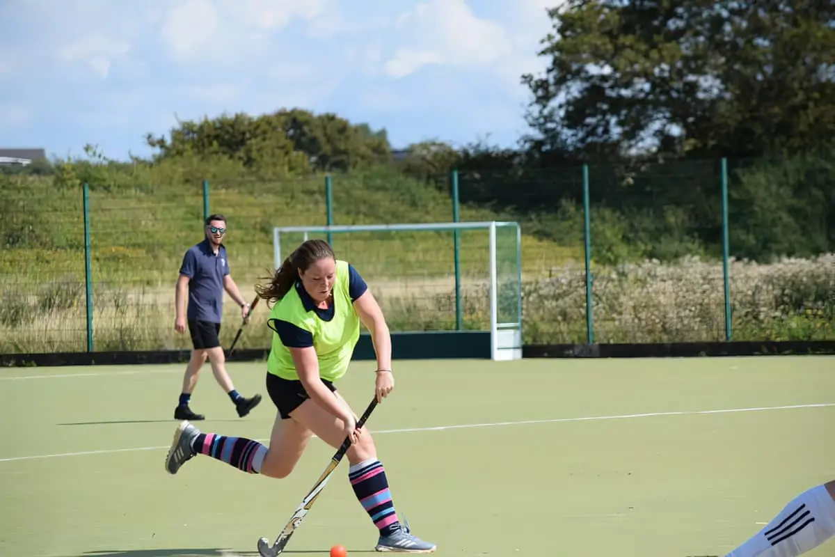 Players at IOW Hockey Club Day