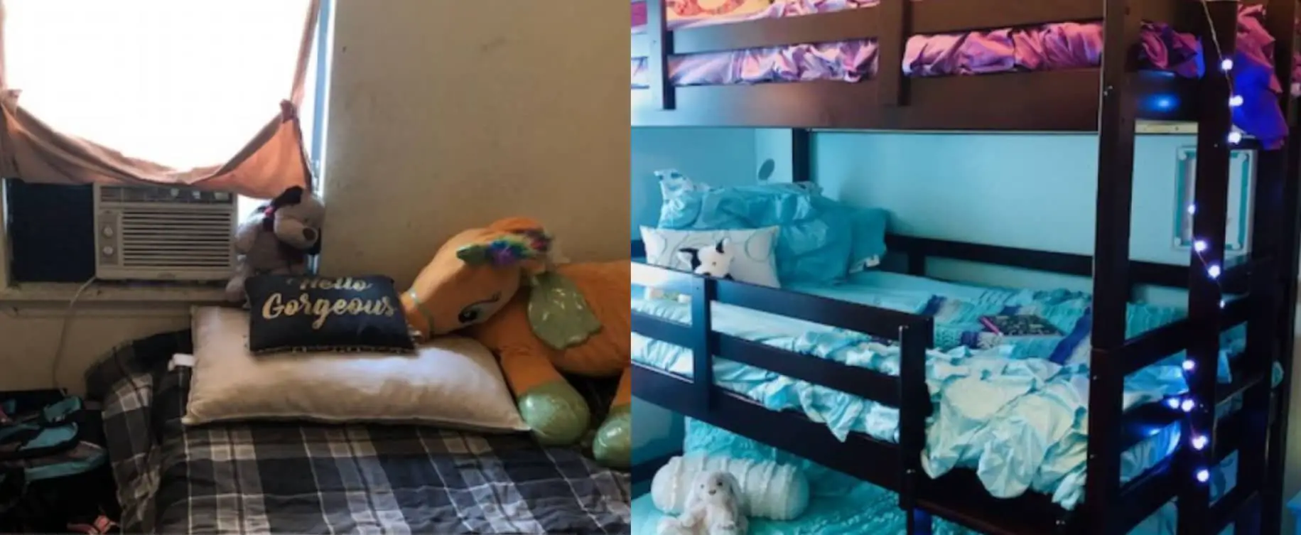 before and after bedroom transformation