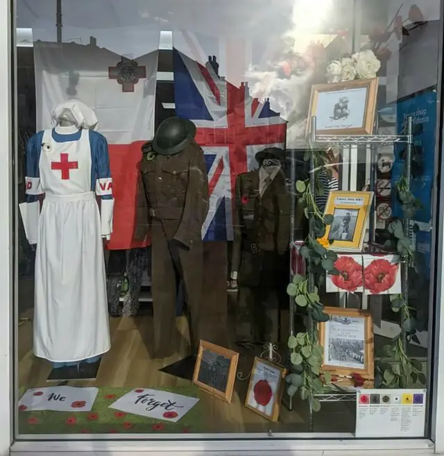 East Cowes Town Crafters Remembrance Day Displays