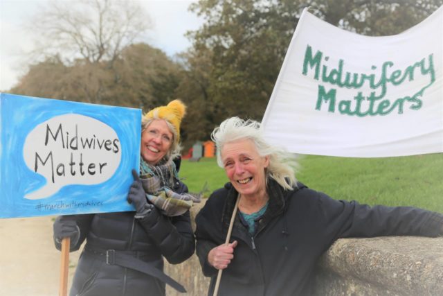 March with Midwives Gathering at Appley Beach by Keith Pollard