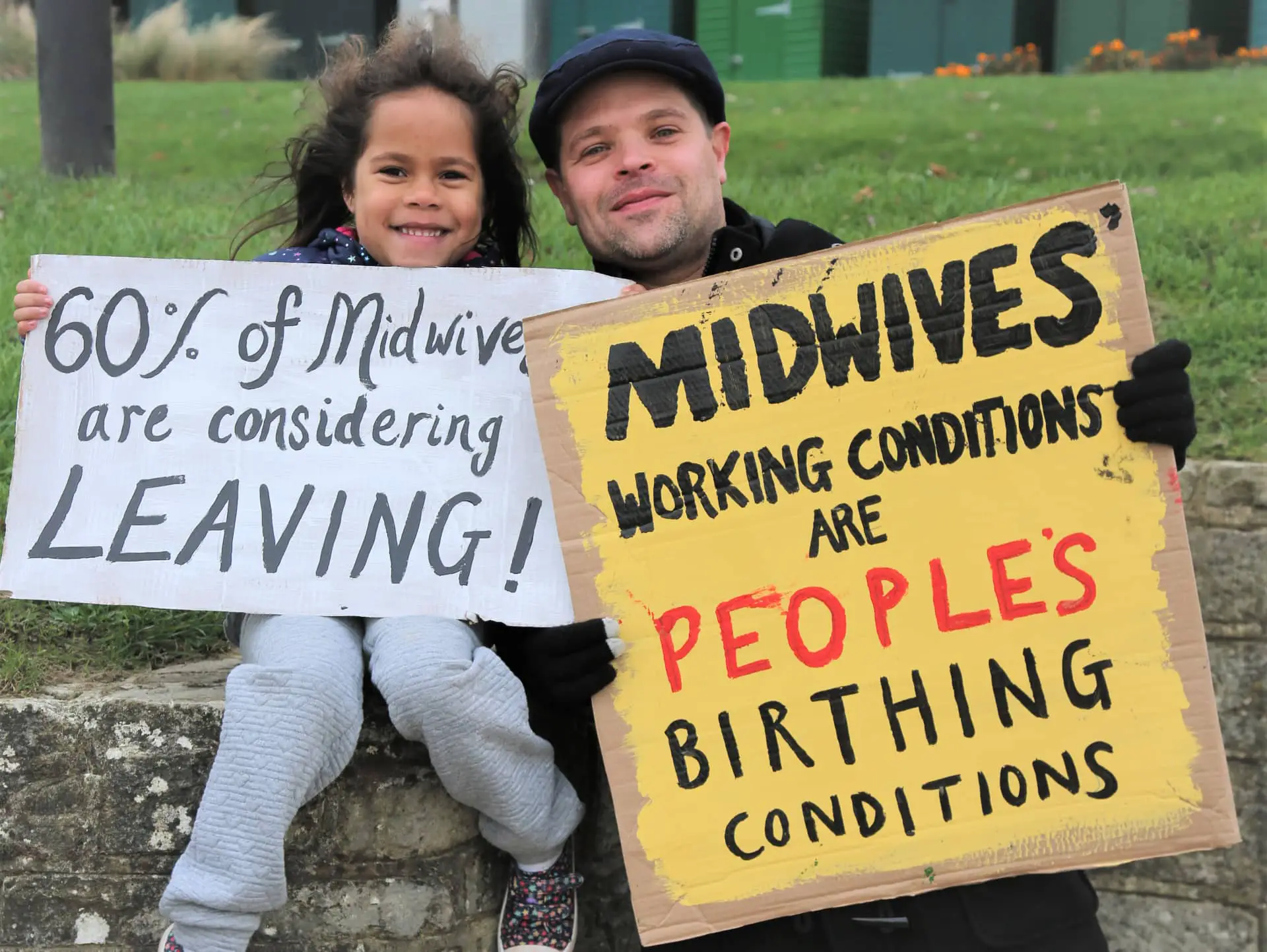 March with Midwives gathering by Leila Forde Baker