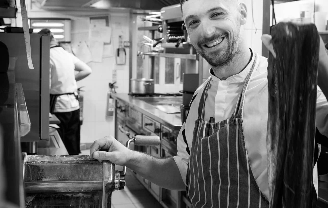 Seaview Hotel chef smiling