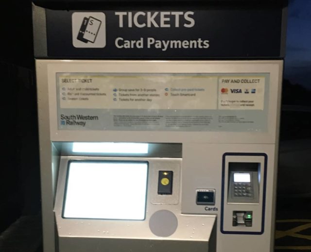 Ticket Machine at Shanklin
