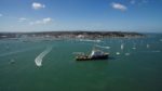 Aerial view of Cowes Harbour