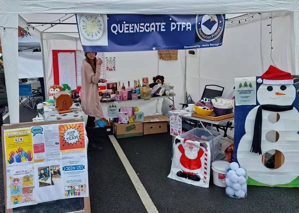 Queensgate PTFA Stall at Christmas market