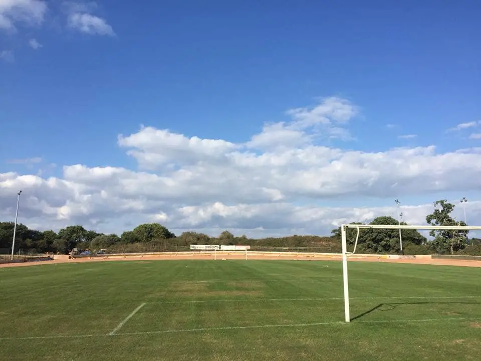 Ryde Saints football pitch at Smallbrook - from their FB page
