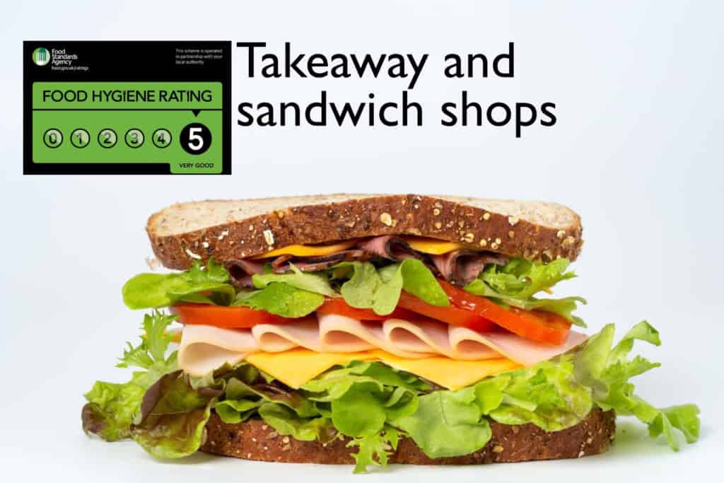 Listed All Isle of Wight takeaway and sandwich shops rated 5/5 for