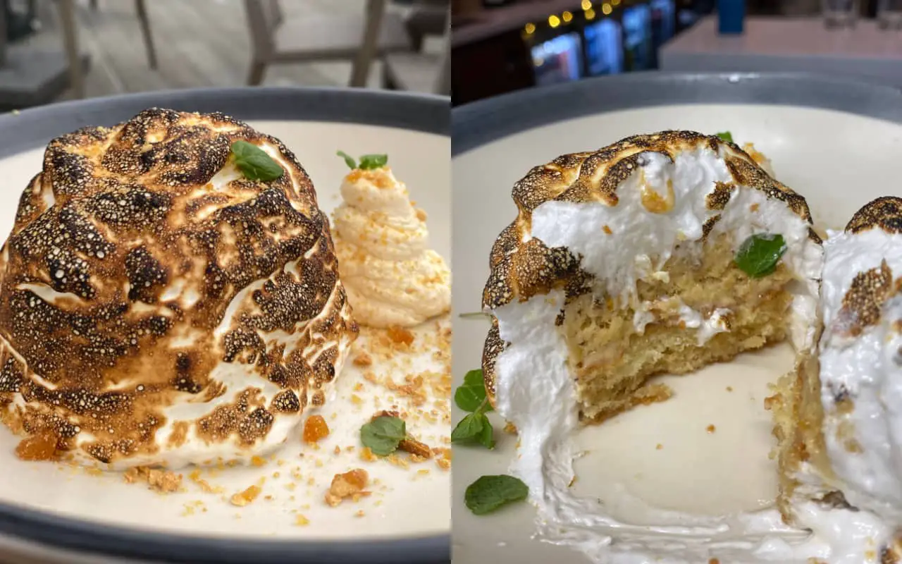 baked alaska desserts from The Terrace