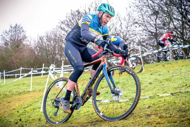 Ben Johnson taking part in Wessex Cyclocross