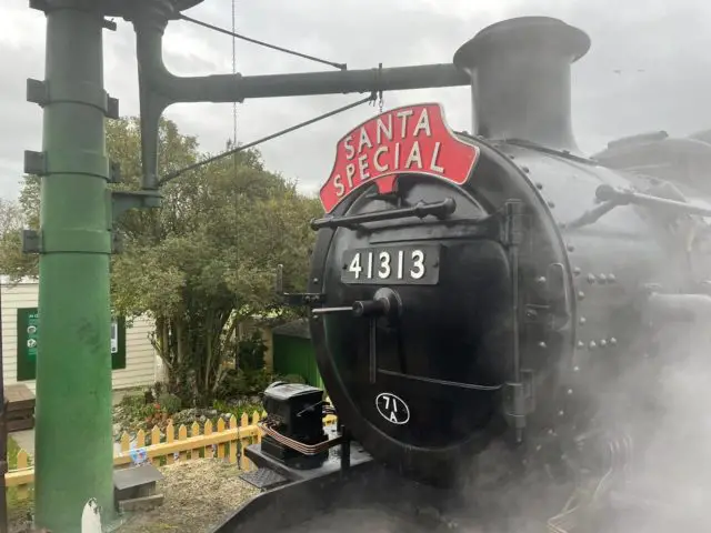 The ‘Santa Special’ steam train