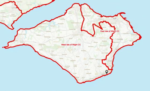January 2022 proposed boundary of new parliamentary constituencies