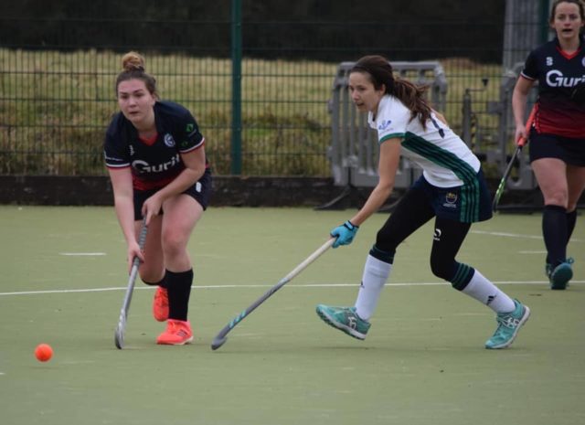 Victoria Holman playing against Chichester
