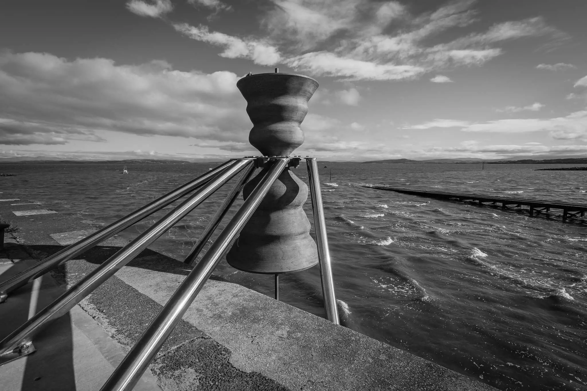 Time and Tide Bell in morecambe bay
