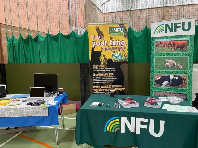 The NFU stall at the event