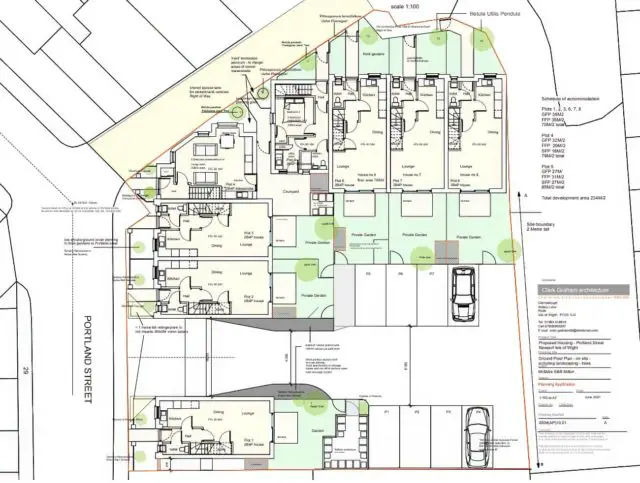 Outline plans for housing on Fitness Factory site - Clark Graham Architecture
