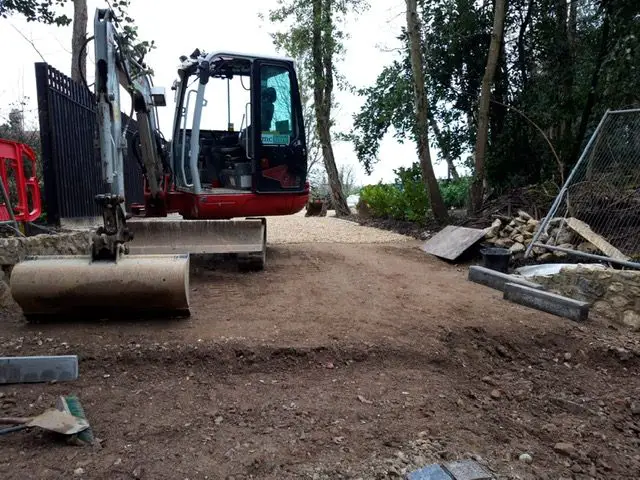 Work taking place to create the new access