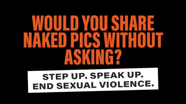 Respect campaign messages - Would you share naked pics without asking?