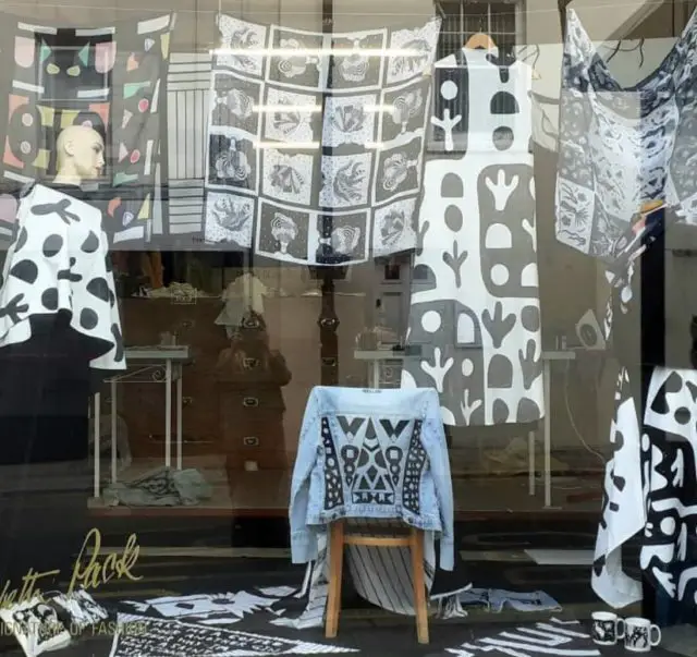 Holly Maslen's window residency at Department