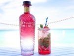 Pink Mermaid Gin bottle and cocktail