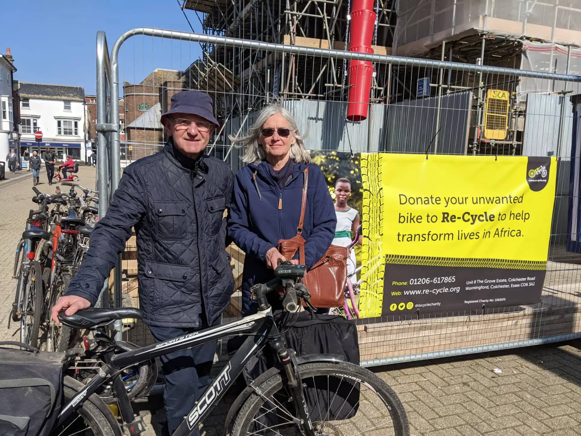Re-cycle bike donation day March 2022