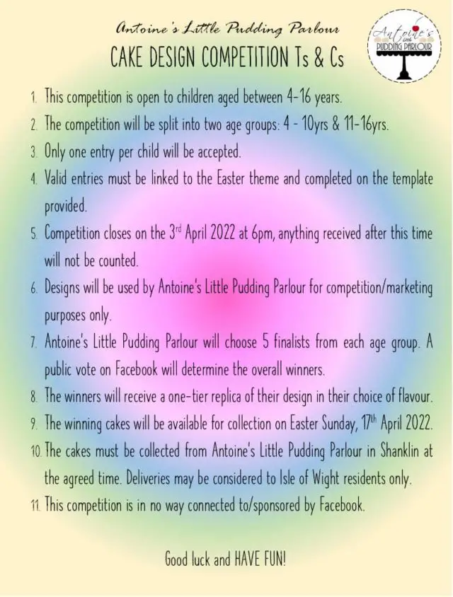 Competition Terms and Conditions
