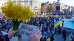 Ukraine rally in Trafalgar Square