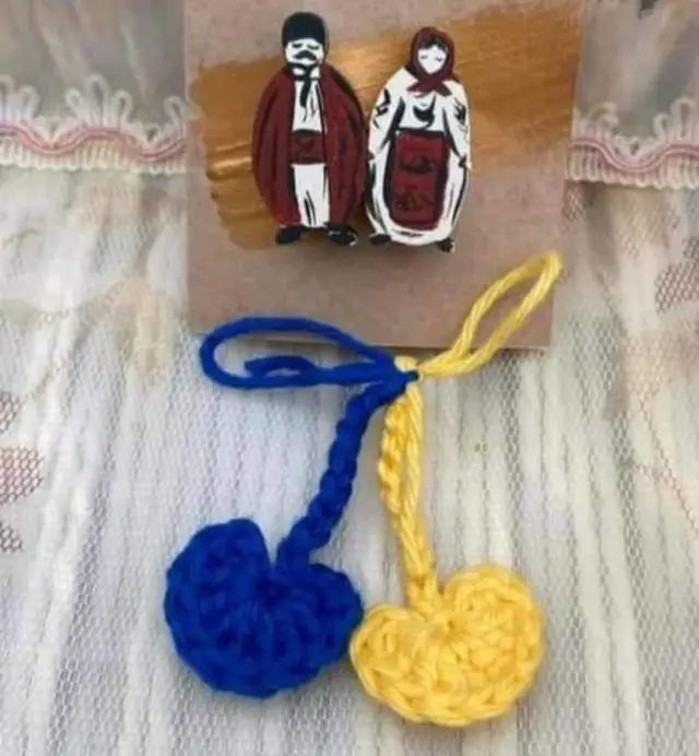 Ukraine colours Crochet