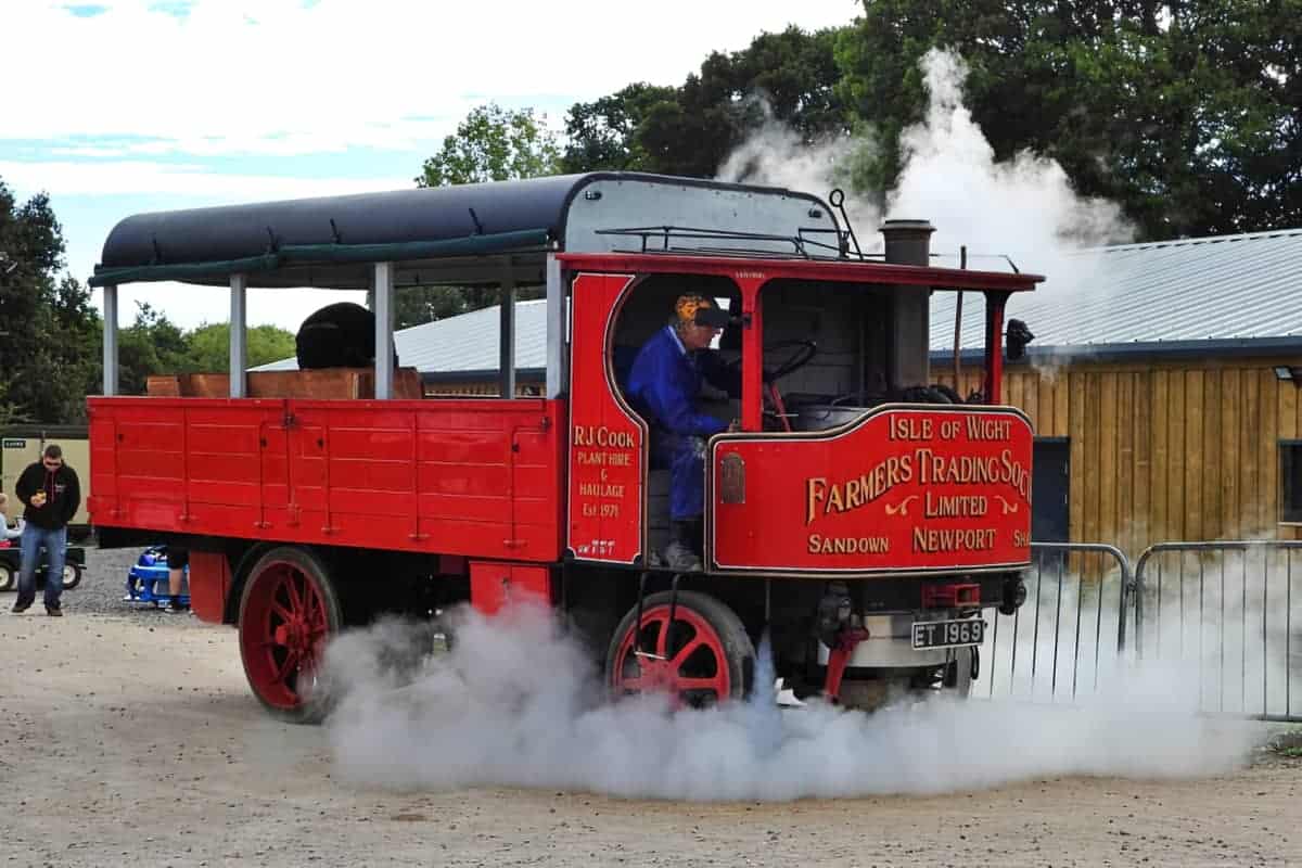 Steam vehicle at Festival of Transport