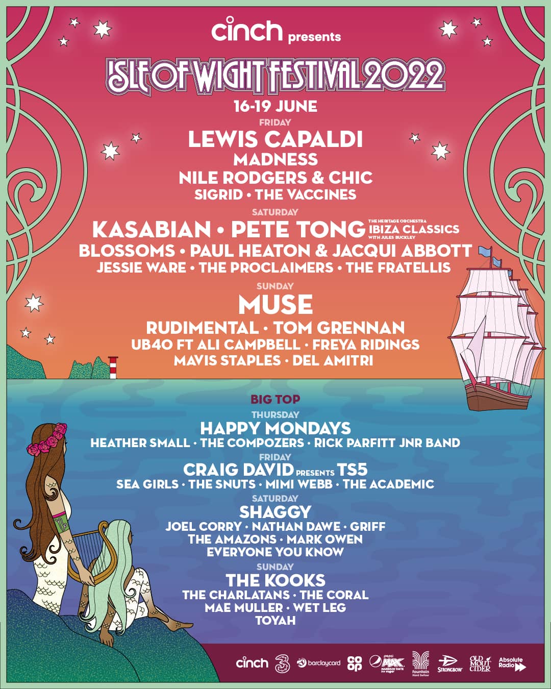 Isle of Wight Festival 2022 Latest acts include Madness, Jessie Ware