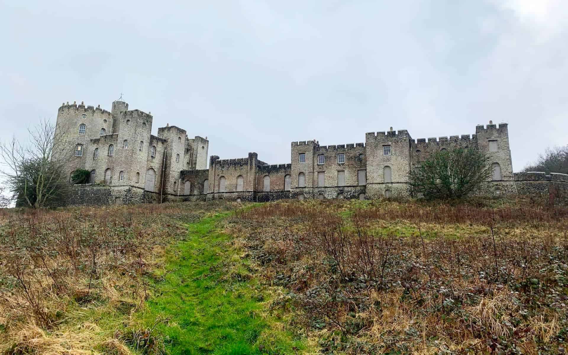 Norris Castle looking up from the Solent