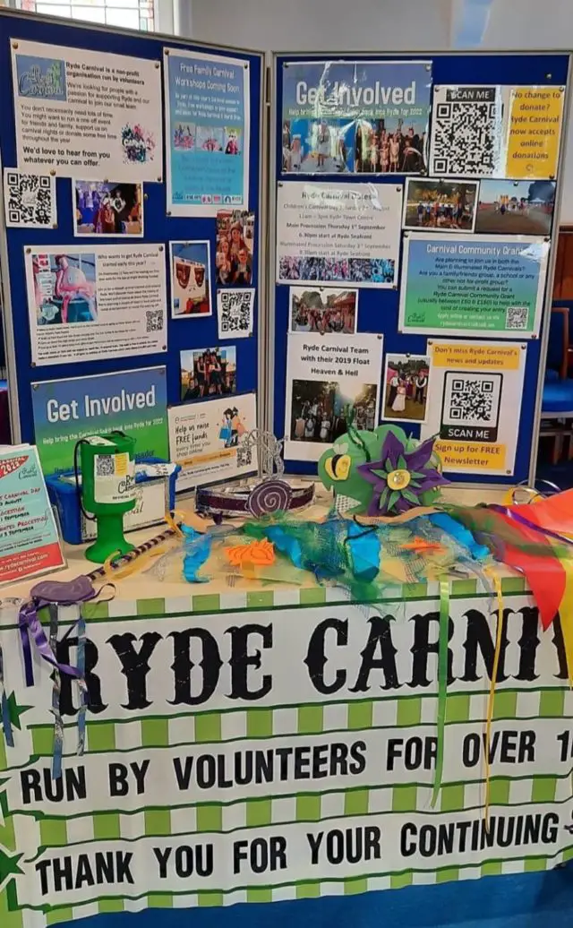 Ryde carnival stall at the Celebrating Ryde event