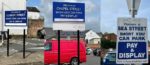 Photos of short stay car park signs